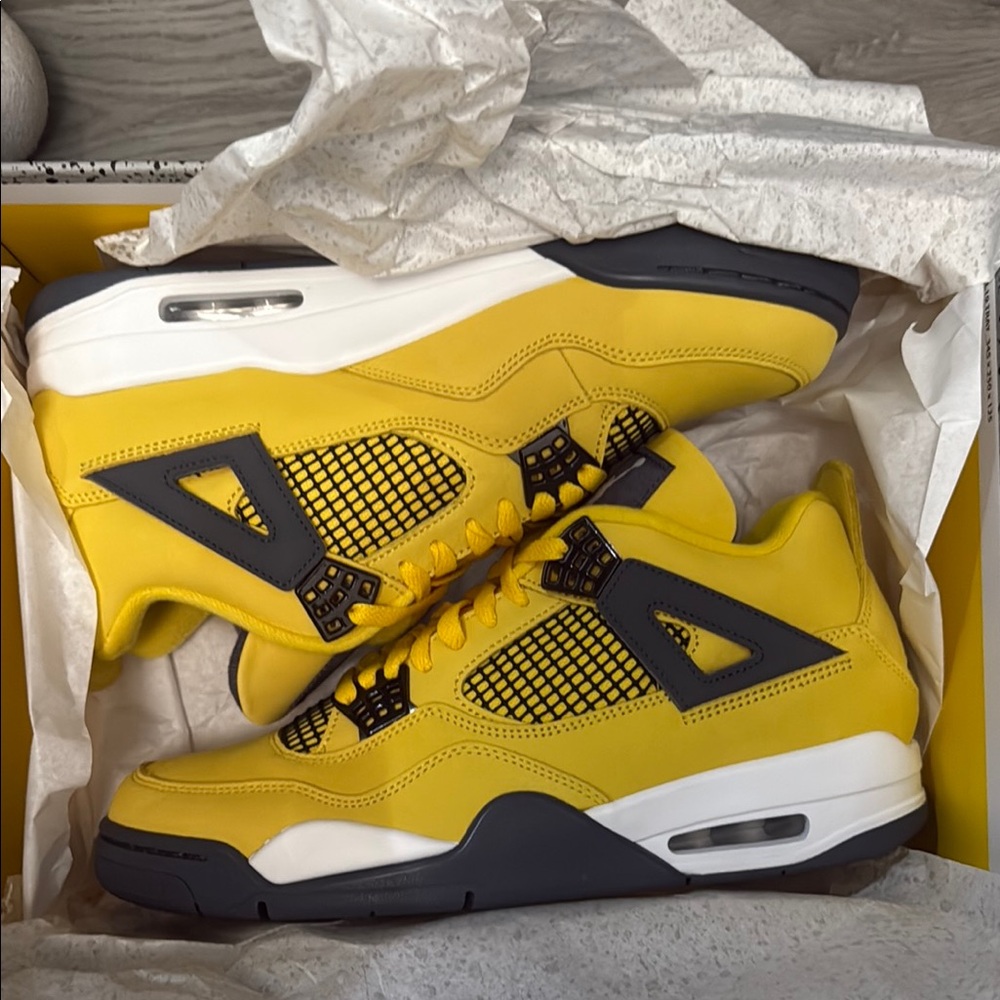 Yellow and Black Sneakers